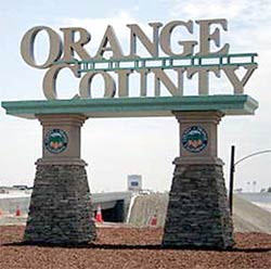 Orange County sign